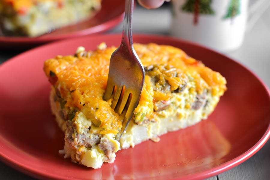 Healthy, Make-Ahead Sausage and Egg Breakfast Casserole