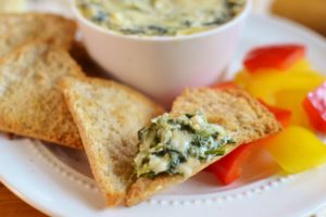 Makeover Spinach and Artichoke Dip