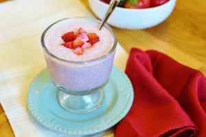 21 Day Fix Strawberry Cheesecake Chia Seed Pudding
