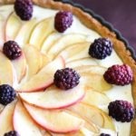 Apple-Blackberry Cheesecake Tart