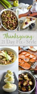 Thanksgiving 21 Day Fix Style