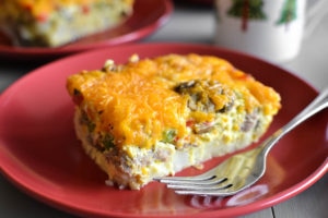 Healthy, Make-Ahead Sausage and Egg Breakfast Casserole