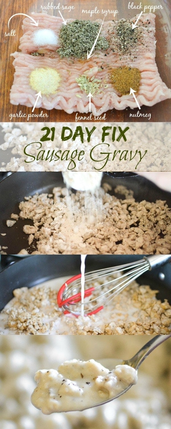 21 Day Fix Sausage Gravy
