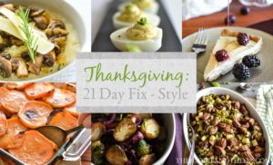 21 Day Fix Thanksgiving