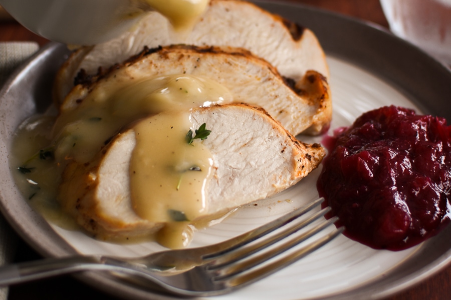 21 Day Fix Slow-Cooker Turkey Breast with Two Sauces