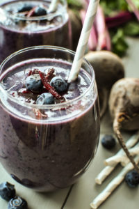 21 Day Fix Beet & Blueberry Smoothie