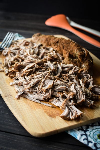 21 Day Fix Southwestern Pulled Pork Tenderloin {Instant Pot | Slow Cooker} | The Foodie and The Fix
