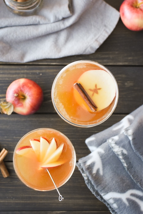 2 apple cocktails