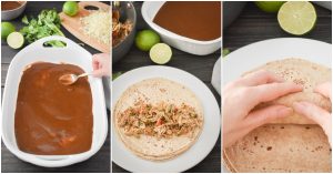 Enchiladas step-by-step instructions
