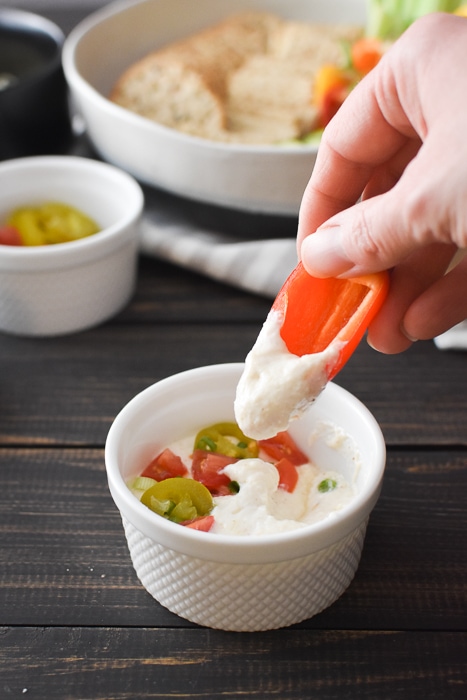 Healthy White Queso Dip