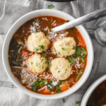 Italian Vegetable Soup with Ricotta Dumplings